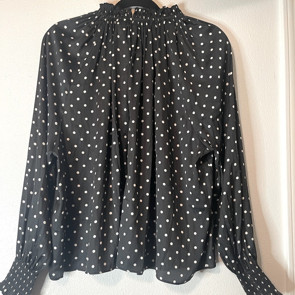 H&M large Polk-a-dot blouse
